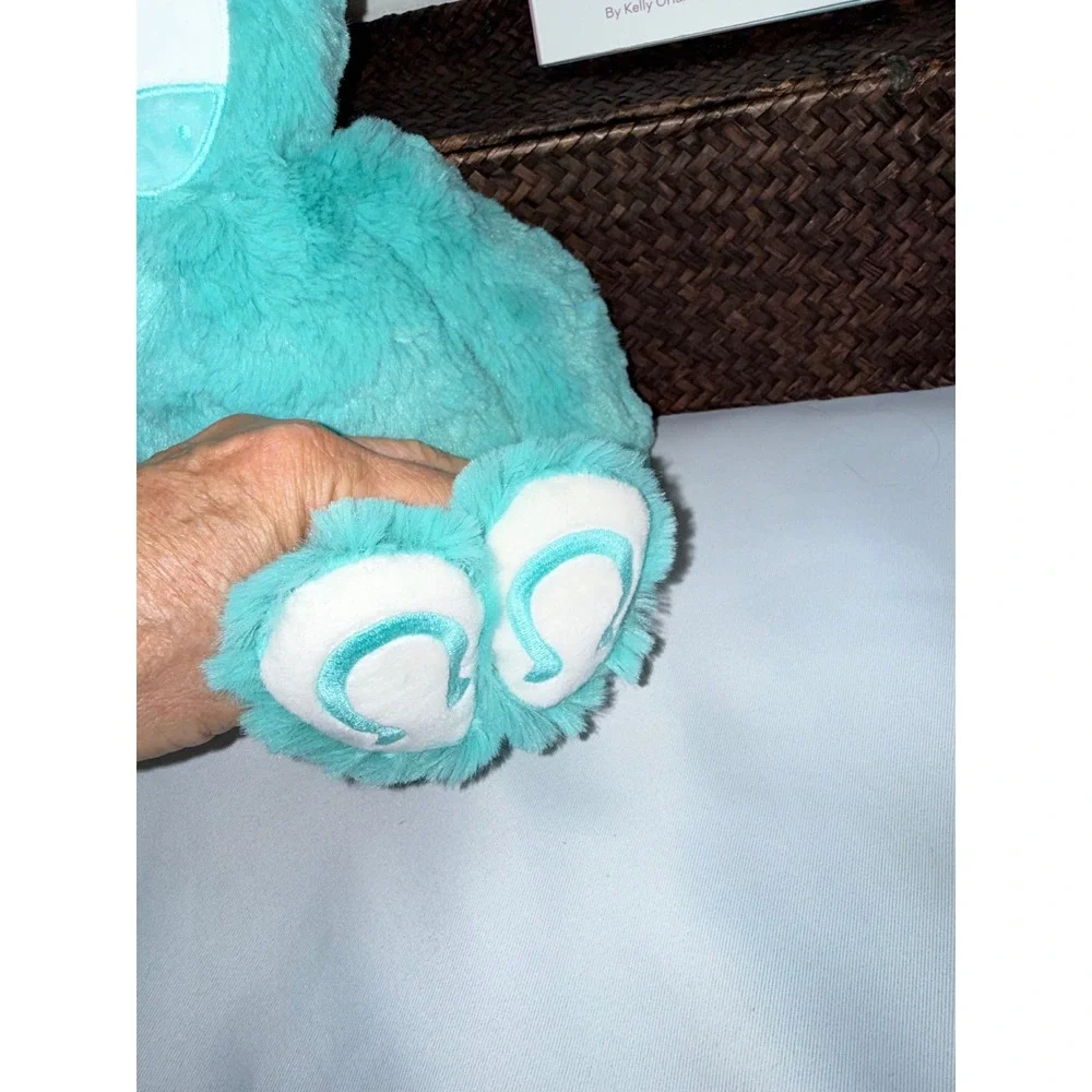 Slumberkins Unicorn Kin Plush Teal White and Let Your Light Shine Board Book Set